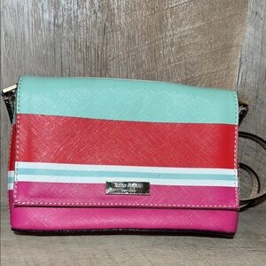 Kate Spade Multicolored Striped Crossbody Bag